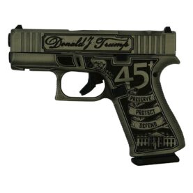 exclusive glock 43x mos trump 2024 edition: own a piece of history