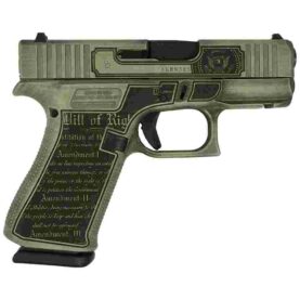 https3a2f2fmedia.chattanoogashooting.com2fimages2fproduct2fglux4350201frt242fglock 43x trump 24 crushed silver distressed 9mm luger 10rd mag 2 3 4 barrel glux4350201frt2.jpg