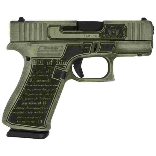 https3a2f2fmedia.chattanoogashooting.com2fimages2fproduct2fglux4350201frt242fglock 43x trump 24 crushed silver distressed 9mm luger 10rd mag 2 3 4 barrel glux4350201frt2.jpg