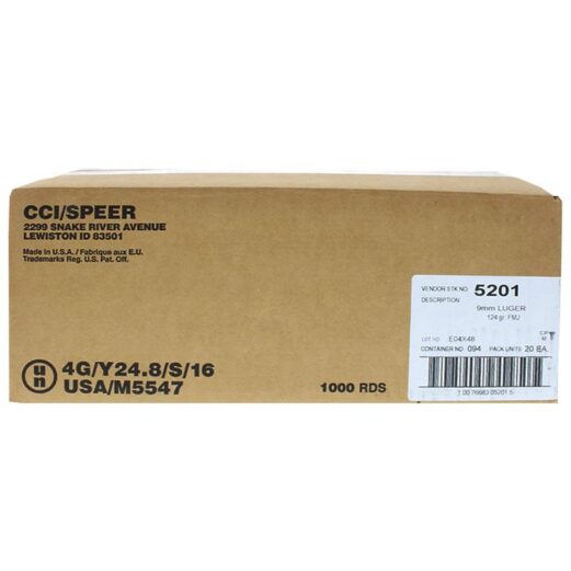 cci blazer brass 9mm luger ammunition: precision, power, and value in one bulk pack
