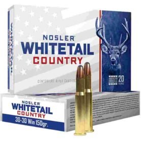 https3a2f2fmedia.chattanoogashooting.com2fimages2fproduct2fno401352fnosler 30 30 win 150gr sp solid base deer hunting ammo no40135.jpg