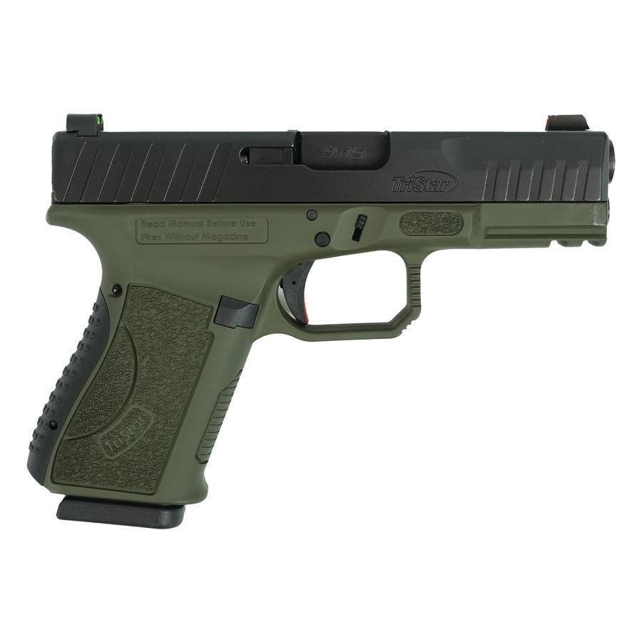 https3a2f2fmedia.chattanoogashooting.com2fimages2fproduct2fuo857762ftristar apoc handgun 9mm luger 15rd magazine 4 barrel fiber optic sights od green black uo85776 0003 right.jpg