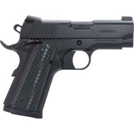 EAA Untouchable Officer 1911 Pistol 45 ACP 3.4 in. Black 8 rd.