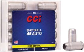 CCI SHOTSHELL 45 ACP 120GR - #9 SHOT 10RD 20BX/CS