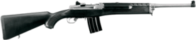 RUGER MINI-14 RANCH 5.56MM - S/S BLACK SYN W/5RND MAGAZINE