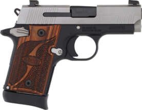 SIG P938 9MM 3" SAO XRAY3 - 6/7RD TWO-TONE/WALNUT