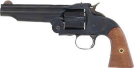 CIMARRON NO.3 AMERICAN 45LC - 1ST MODEL 5" FS BLUED WALNUT