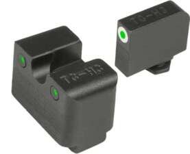 TRUGLO SIGHT SET FOR GLOCK HI - MOS TRITIUM PRO WHTE W/U-NOTCH