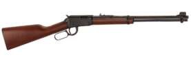 HENRY REPEATING ARMS LEVER ACTION 22LR BL/WD 18.5"#