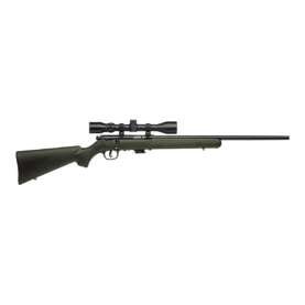 Savage Mark II FXP Rifle .22 LR 5rd Magazine 21" Barrel Synthetic OD Green Stock 3-9x40mm Scope
