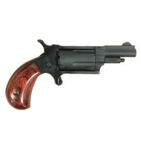 NAA 22M Mini Revolver Handgun .22 Magnum 5rd Capacity 1.625" Barrel Stealth Grey with Rose Grip