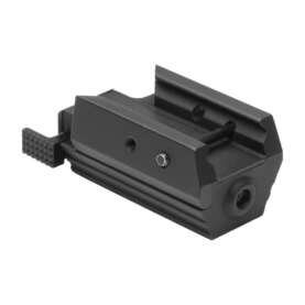 TACTICAL PISTOL RED LASER FOR ACCESSORY RAIL/ALUMINUM