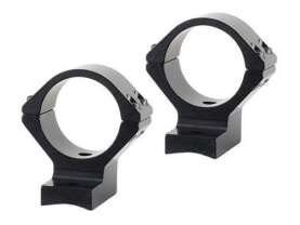 Talley Lightweight Alloy Scope Mounts - Black Anodized - 30mm - Medium Weatherby Accumark - Magnum - Mark V (9 LUG)