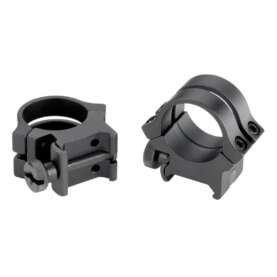 Weaver Quad Lock Detachable Scope Rings 1" High Matte