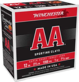 WINCHESTER AA 12GA 2.75 1OZ - #7.5 1350FPS 250RD CASE