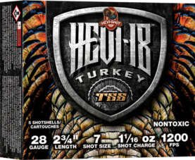 HEVI-SHOT HEAVY 18 TSS 28GA - 3" 1-1/16OZ #7 5RD 10BX/CS