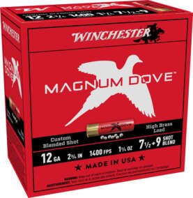 WINCHESTER MAGNUM DOVE 12GA - 2.75" 1400FPS #7.5&9 25RD