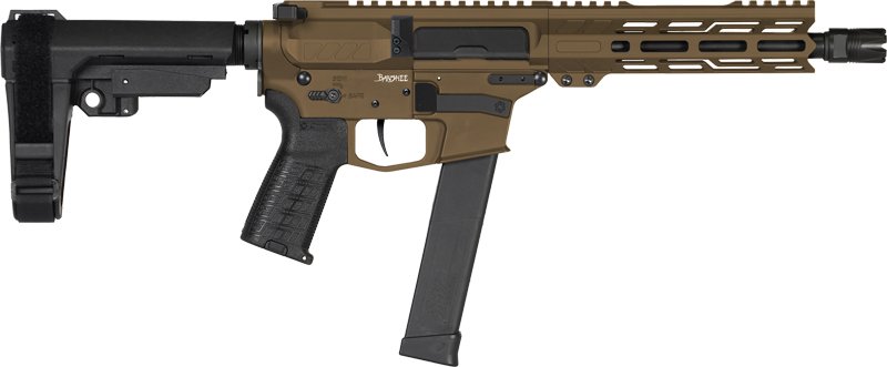 CMMG PISTOL BANSHEE MK10 10MM - 8" 15RD W/ RIP BRACE BRONZE