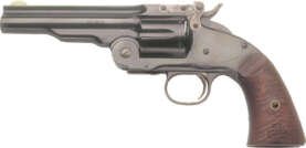 CIMARRON NO.3 SCHOFIELD 38SPC - 5" FS BLUED WALNUT