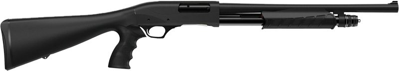 RETAY USA GPS TACTICAL PUMP - 12GA 18" PISTOL GRIP BLACK SYN