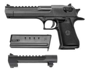Magnum Research Desert Eagle Mark XIX Combo 50 AE/.44 Mag Handgun 7(50AE)&8(44Mag)rd Magazines 6" Barrels(2) Black