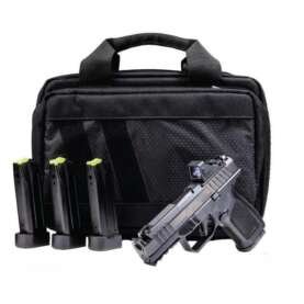 Rost Martin RM1C Comp Handgun Bundle 9mm Luger 10rd Magazines(4) 4" Barrel Black Viridian Red Dot Pistol CA Compliant