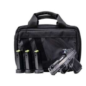Rost Martin RM1S Comp Handgun Bundle 9mm Luger 10rd Magazines(4) 4" Barrel Black Viridian Red Dot Pistol Ca Compliant