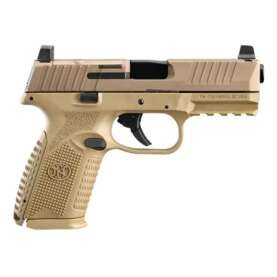 FN 509 Midsize MRD Handgun 9mm Luger 15rd Magazines (2) 4" Barrel FDE NMS