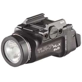 Streamlight TLR-7 HL-X Sub USB Weapon Light 1000 Lumens for 1913 Black