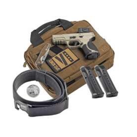 S&W M&P9 M2.0 Metal Comp Spec Series VI Bundle 9mm Luger 15rd Magazines(3) 4" Comp Barrel Champagne Cerakote