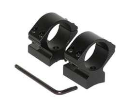 Talley Lightweight Alloy Scope Mount Combo - Black Anodized - 1" - Low Winchester 70 STD & Short