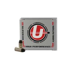 Underwood Flat Nose Black Cherry Coated Handgun Ammunition .380 ACP 100gr FN 975 fps 20/ct