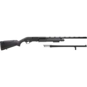 Rock Island Armory Combo Field/Security Shotgun 12ga 3" Chamber 5rd Magazine 18.5" and 28" Barrel Black