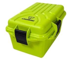 MTM EMERGENCY BOX 2 - 9.8X6.8X4.8 YELLOW GREEN