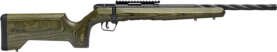 SAVAGE B22 TIMBER TACTICAL - 22LR 18" BLACK/GREEN LAMINATE