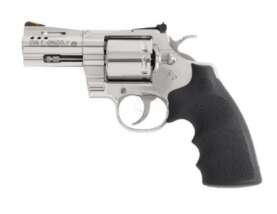 COLT GRIZZLY 357MAG 3" 6RD - POLISHED STAINLESS HOGUE GRIPS