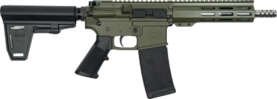 GLFA AR15 PISTOL W/BRACE 223 - WYLDE 7.5" SS BARREL OD GREEN