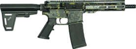GLFA AR15 PISTOL 223 WYLDE - BUNDLE W/ 5 KNIVES LICHEN BLK