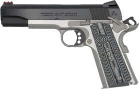 COLT COMPETITION 45ACP 5" 8RD - TWO TONE G10 GRIPS