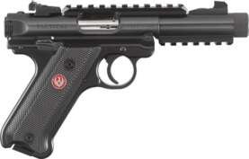 RUGER MARK IV TACTICAL 22LR - 4.40" ADJ. THREADED BBL SYN.