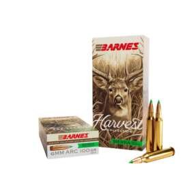 Barnes Harvest Sierra Tipped GameKing Ammunition 6mm ARC 100gr PT 2800 fps 20/ct