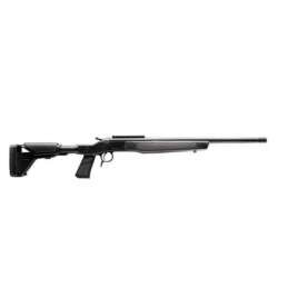 CVA Scout XP Rifle 35 Whelen Single Shot 20" Threaded Fluted Stainless Steel Barrel w/Graphite Black Stock