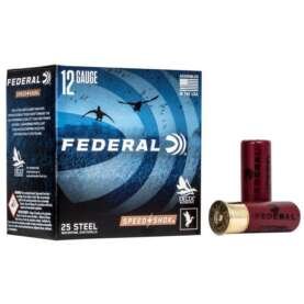 Federal Speed-Shok High Velocity Steel Shotshells 12ga 2-3/4" 1-1/8oz 1500 fps #4 Shot 25/ct