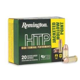Remington HTP Handgun Ammunition 9mm Luger 115gr JHP 1145 fps 20/ct