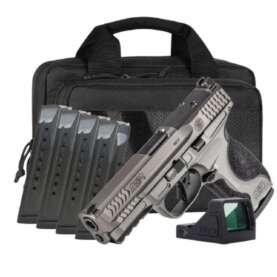S&W M&P9 M2.0 Metal OR NTS Carry On Bundle 9mm Luger 17rd Magazines(5) 4.25" Barrel w/RFX 11 Savior Specialist Bag