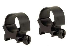 Weaver Detachable Top Mount Aluminum Scope Rings 1" High - Matte