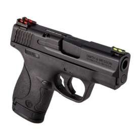 M&P9 SHIELD 9MM LUGER 3.1â BBL HI-VIZ (1)7RD & (1)8RD BLACK