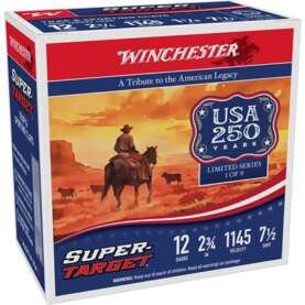 SUPER TARGET 12 GAUGE 2-3/4'' 1-1/8 OZ #7.5 SHOT 25/BOX