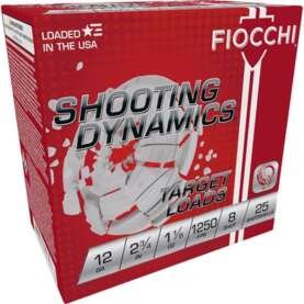 SHOOTING DYNAMICS 12 GAUGE 2-3/4'' 1-1/8OZ #8 SHOT 25/BOX
