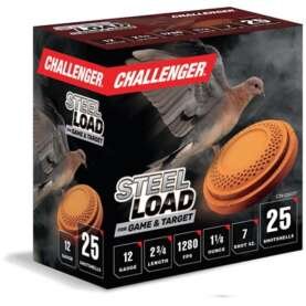 STEEL LOAD 12 GAUGE 2-3/4'' 1-1/8 OZ #7 STEEL SHOT 250/CASE